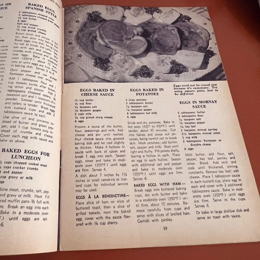 Vintage 1940 300 Ways to Serve Eggs Cookbook Culinary Arts Institute Booklet‎